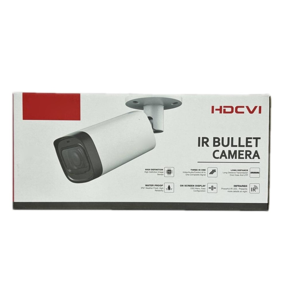 5MP HDCVI IR Bullet Camera DH-HAC-HFW1500RP-Z-IRE6-A Built-in mic 2.7-12 mm motorized lens CVI/CVBS/AHD/TVI switchable