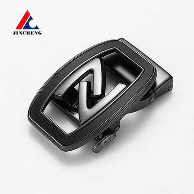 Wholesale Belt Buckle Buckle Automatic Buckle Belt Manufacturer Men's Belt Magnetic Alloy Metal Black Customizable Jincheng