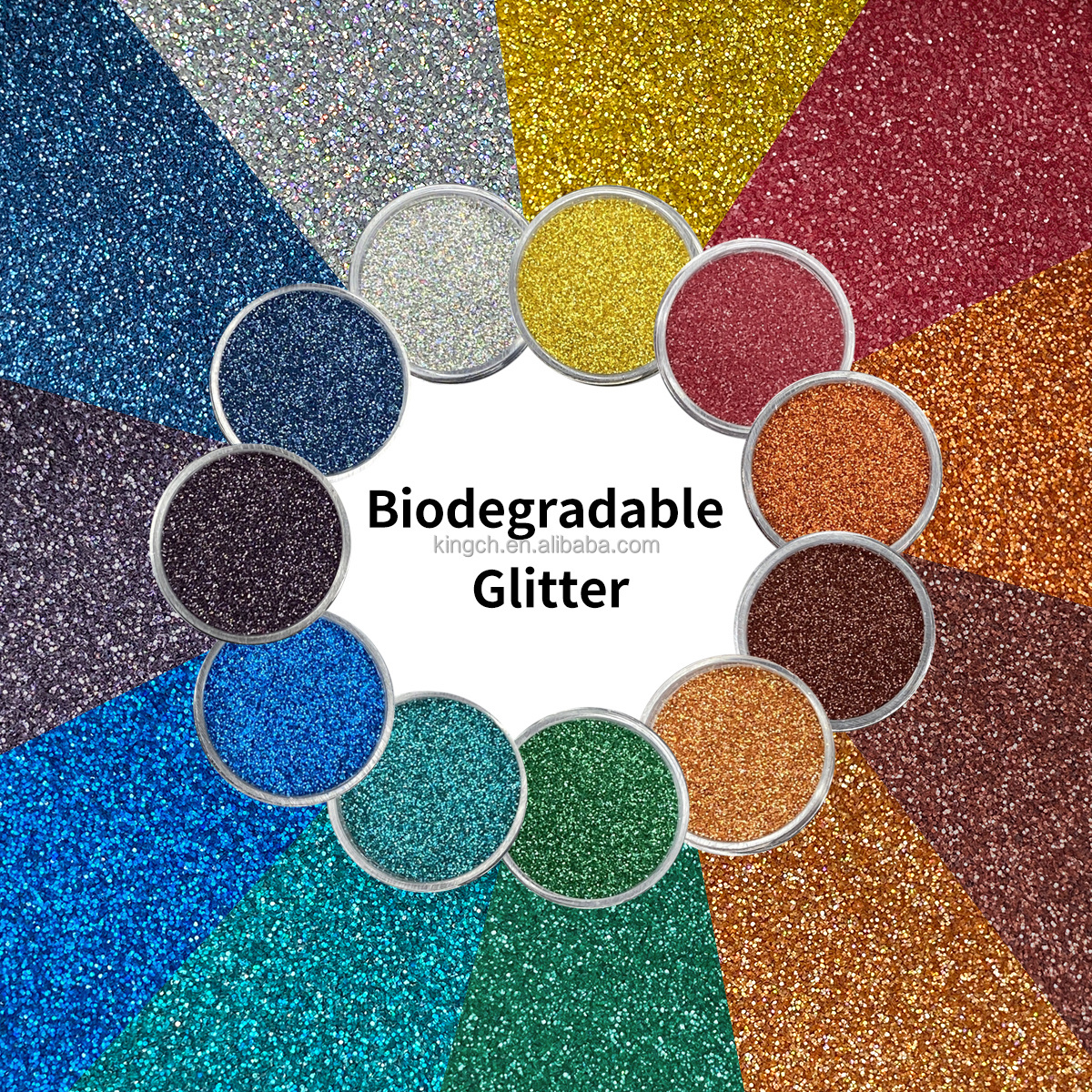 Wholesale Eco-friendly Biodegradable Glitter Chunky Biodegradable Glitter For  Face Body And Nail