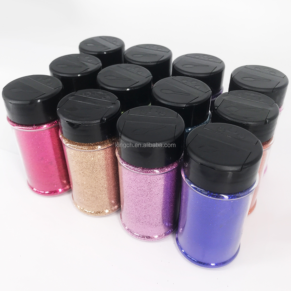 Multiple Color Fine Chunky Glitter in Shaker 1 OZ 2 OZ 1.5 OZ Shaker Glitter Container Bag Glitter