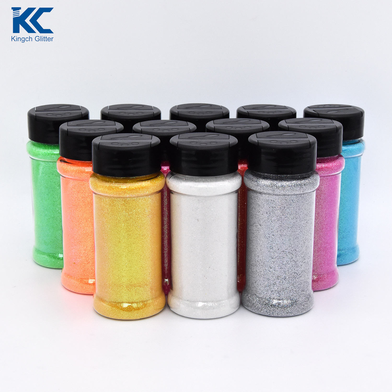 Kingch Supply 2oz Glitter shakerJars Factory chunky glitter Wholesale fine Glitter for Crafts Decoration