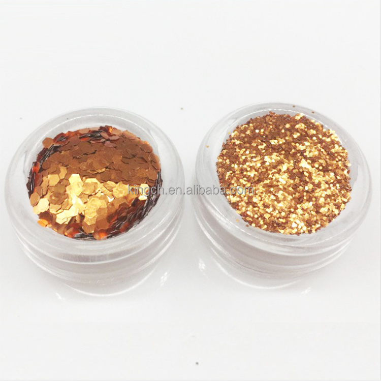 High temperature&Solvent resistance and body glitter spray  chunky glitter for makeup Tumbler Crafts