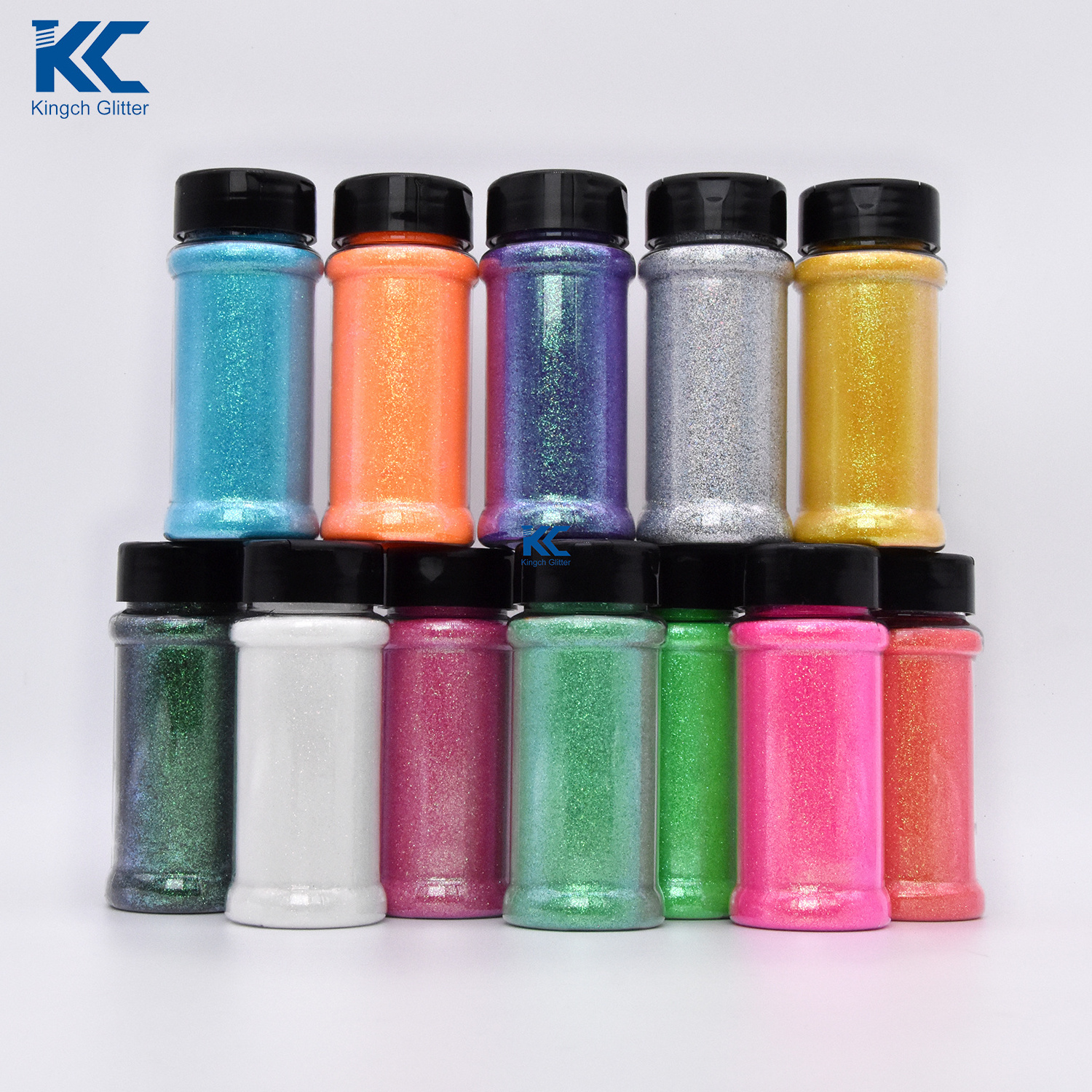 Kingch Supply 2oz Glitter shakerJars Factory chunky glitter Wholesale fine Glitter for Crafts Decoration