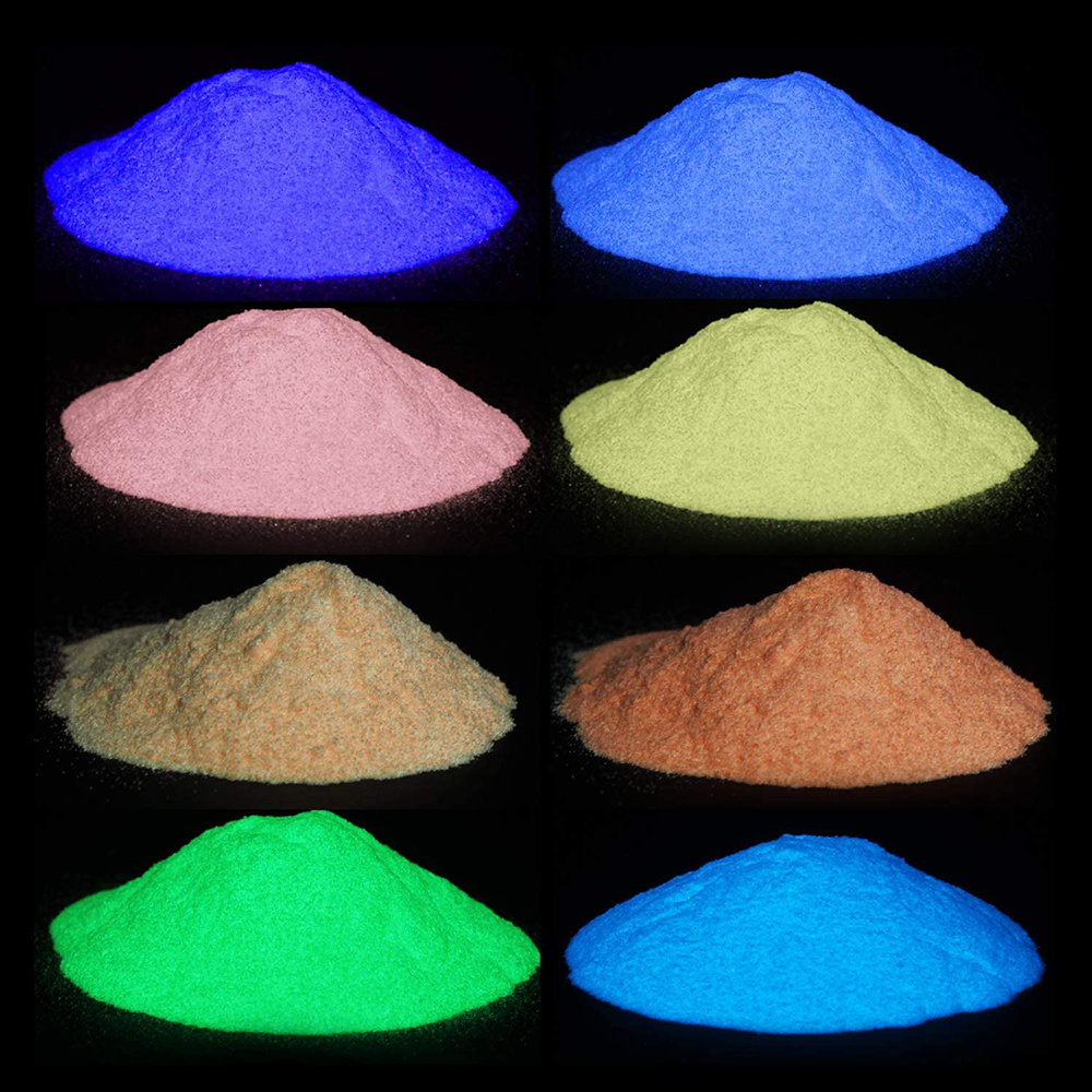 Skin Safe Long Lasting Glow In The Dark Pigment Powder for Makeup, DIY Nail Art, Acrylic Paint