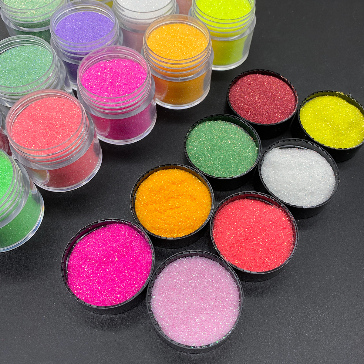 Biodegradable Cosmetic Halloween Holographic Glow Glitter Powder Bulk Nail Glitter