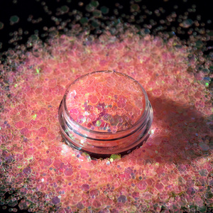 Sparkly pink chunky glitter for Face Nail Crafts chunky  Opal  glitter