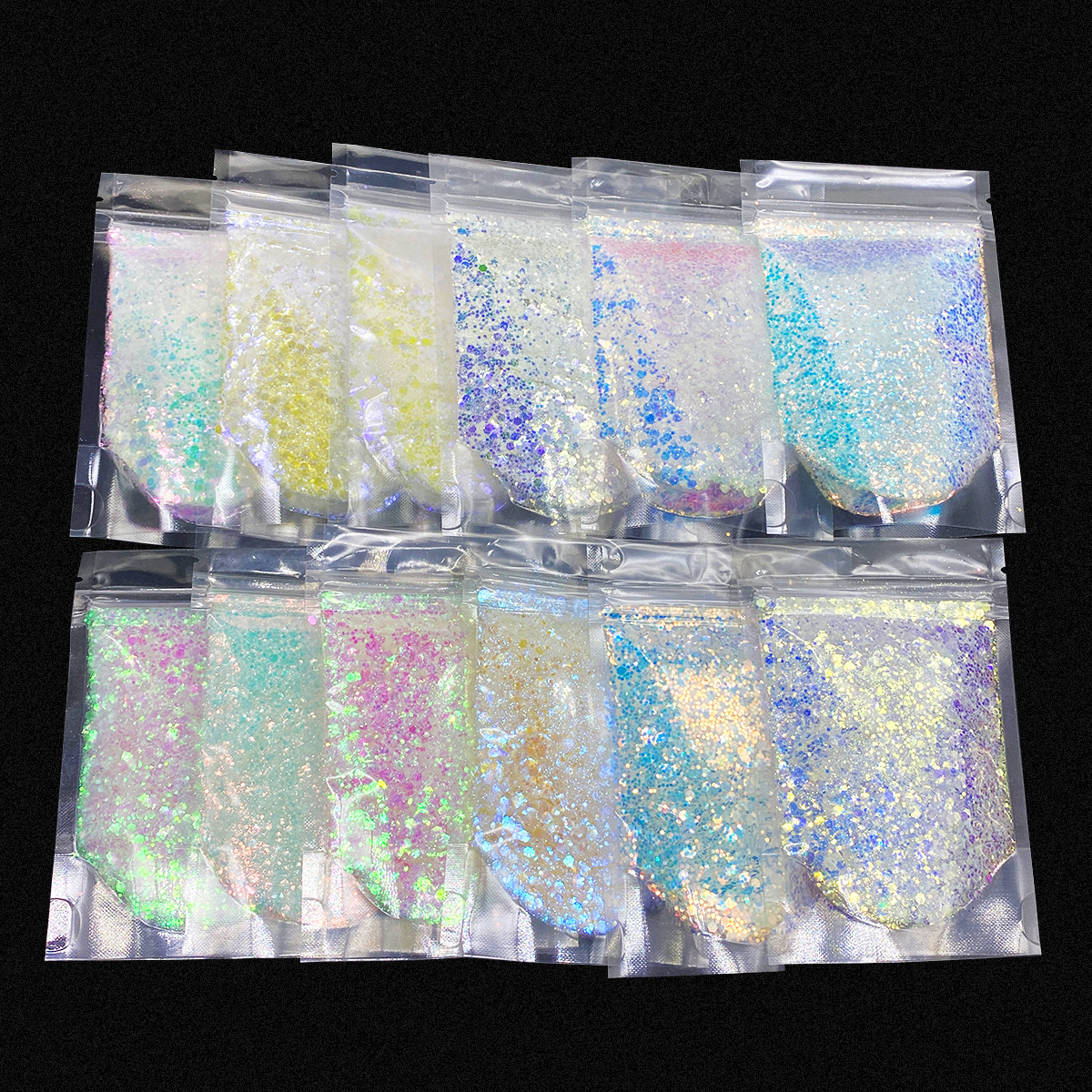 High sparkly Kingch Glitter Chunky 2oz Bag Cosmetic Grade Glitter for Lips