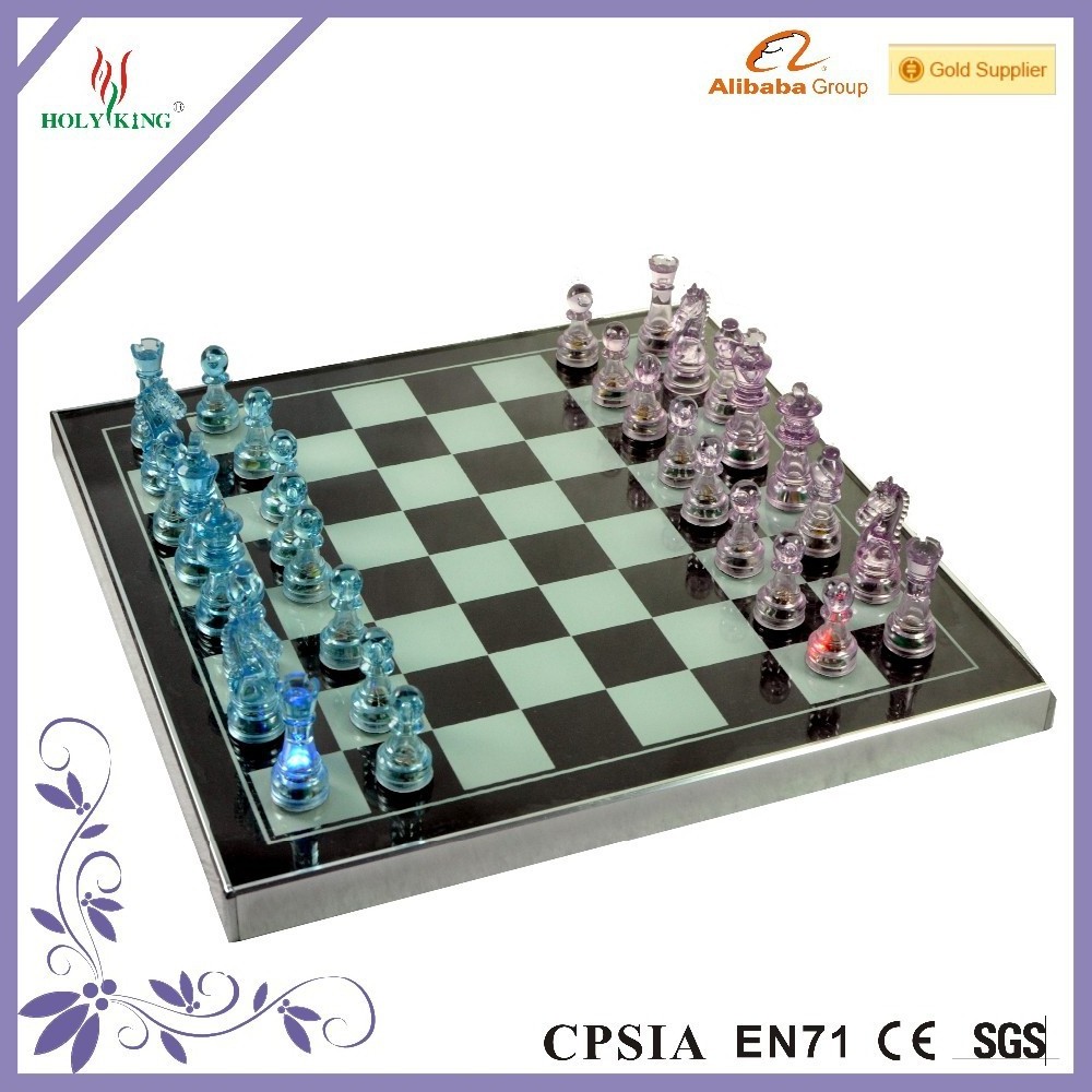 Chess Game Decorative Crystal Glass Chess set