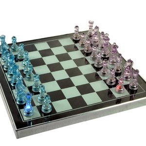 Chess Game Decorative Crystal Glass Chess set