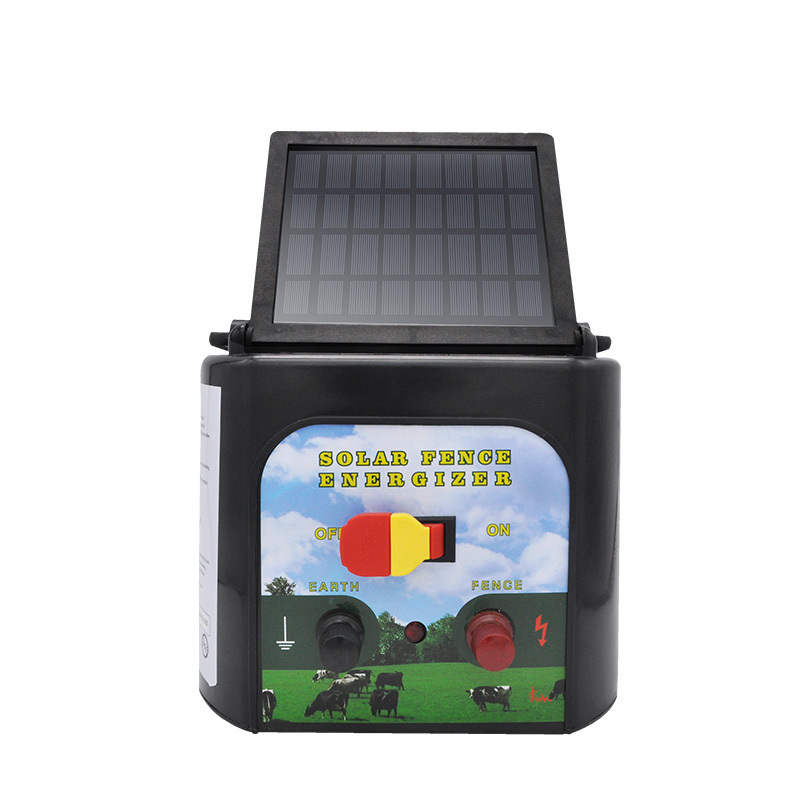 Hot sale 0.15J 5Km Solar waterproof power Electric Fence Energizer for cattle