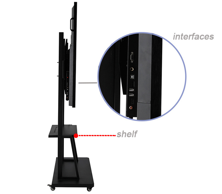 86 inch Finger 20 Points Touch Screen LCD Classroom Interactive Whiteboard Interact Display Electronic Digital Smart Board