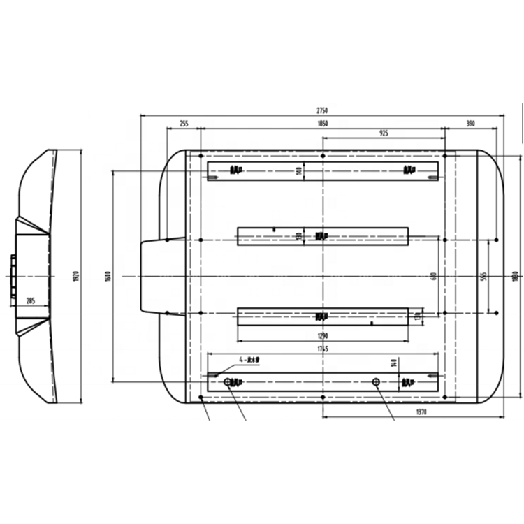 High quality EZDS-05 bus air conditioner for sale 6-8m Electrical Bus