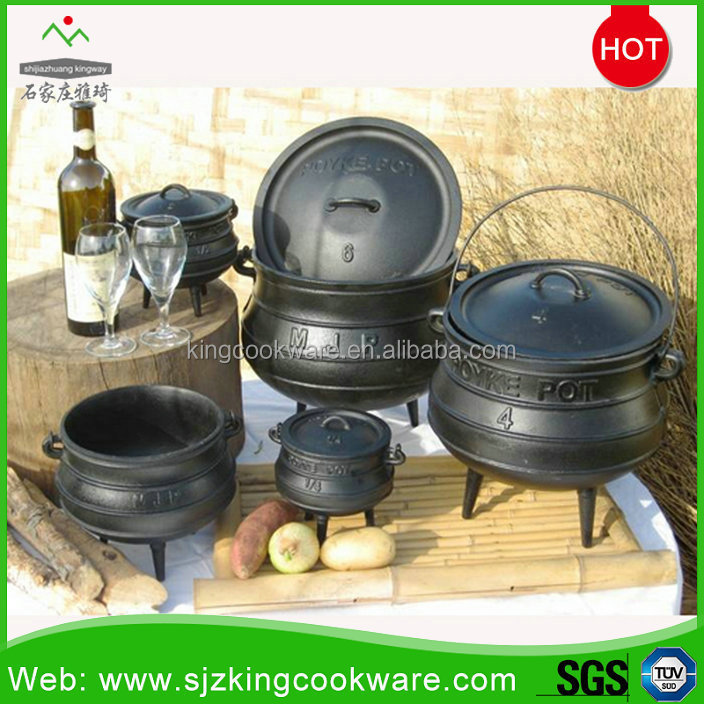 1/4# Black South African Mini Cast Iron Potjie Pot