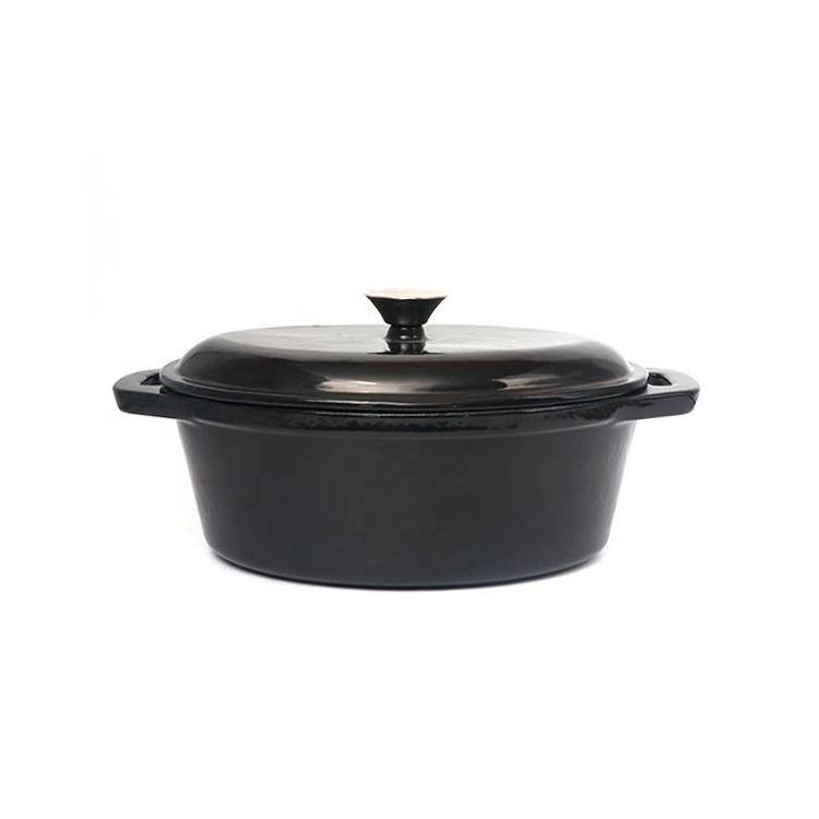 Customization Enamel non stick 28 cm cast iron big soup boiling cooking pot