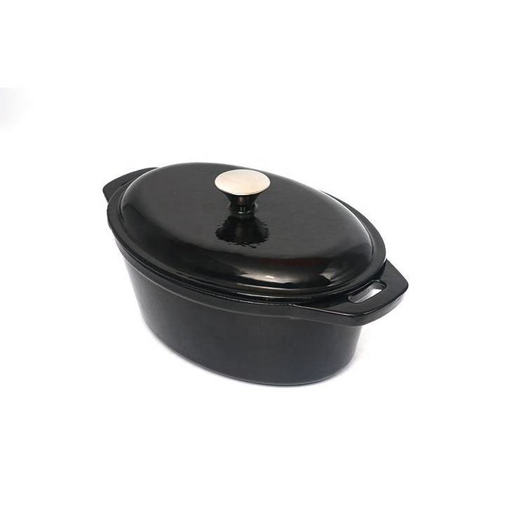 Customization Enamel non stick 28 cm cast iron big soup boiling cooking pot