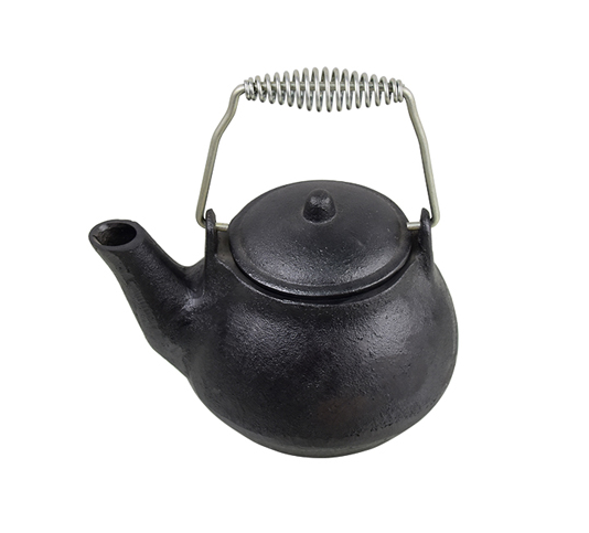 Chinese traditional enamel cast iron 1300ml teapot vintage black cast iron tea pot