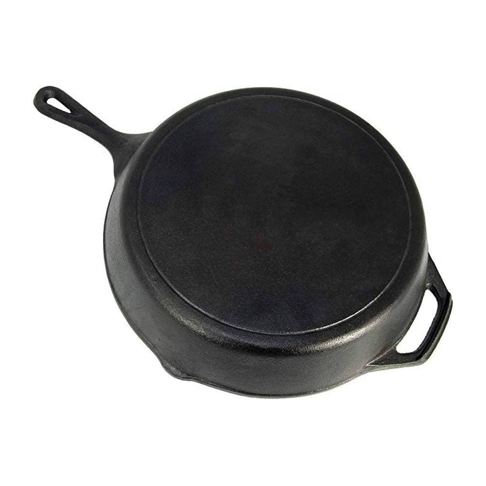 Manufacturer supplying wholesale cast iron skillet frying pan with help handle