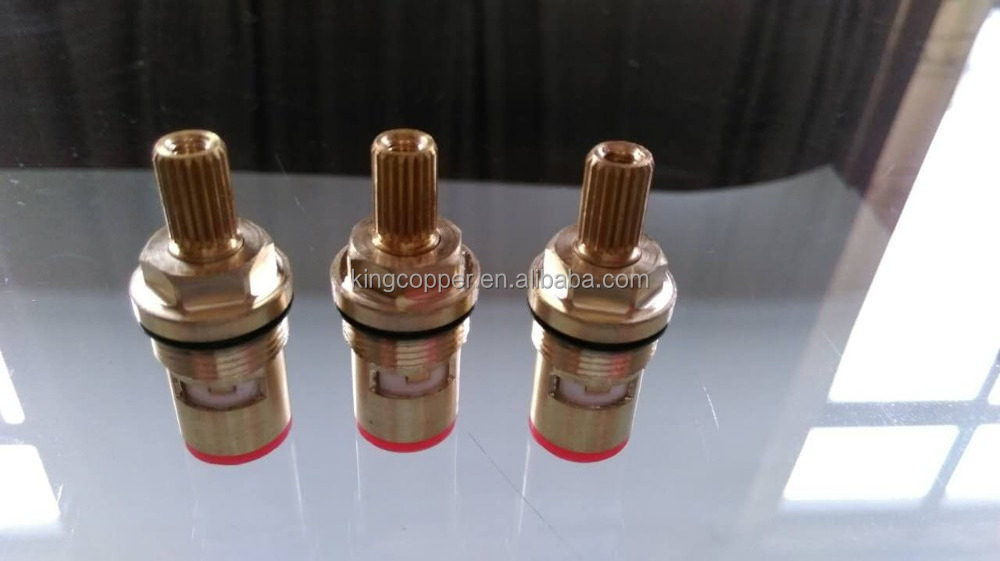 1/2 UK brass spline tap spindle fast open brass ceramic disc tap cartridge