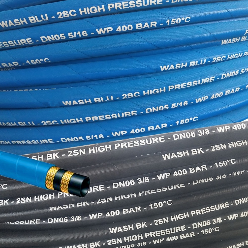 Wrapped Cover High Pressure high pressure washer hose 6400.0 psi Car Washing Hose / Jet Washing Hose / High Pressure Washer Hose