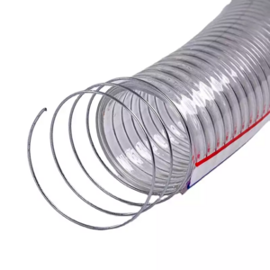 Anti Static Flexible Pvc Spiral Steel Wire Fiber Reinforced Hose Pipe 3Inch Pvc Steel Wire Hose Pipe For Water Pump