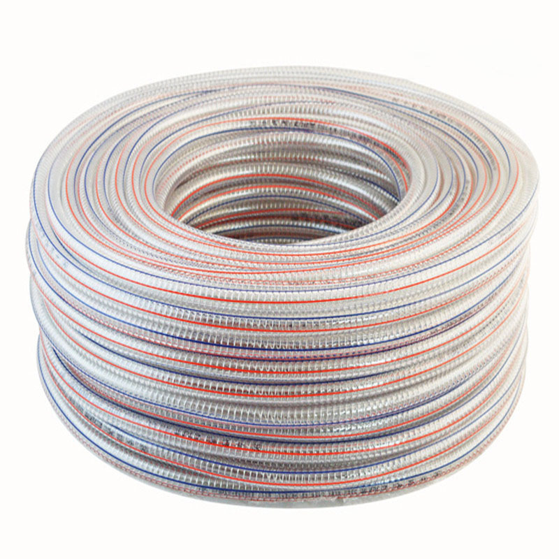 Anti Static Flexible Pvc Spiral Steel Wire Fiber Reinforced Hose Pipe 3Inch Pvc Steel Wire Hose Pipe For Water Pump