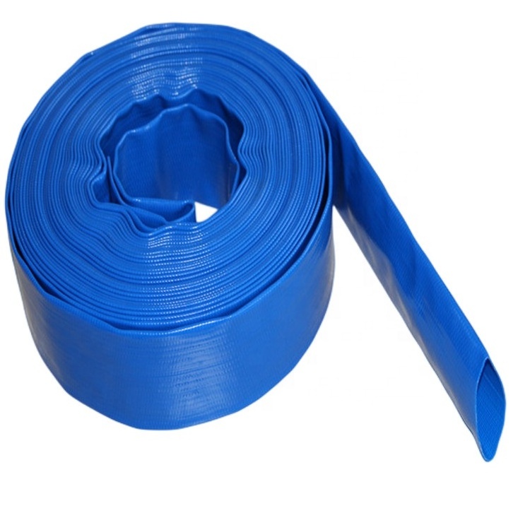 1 2 3 4 5 6 8 10 12 14 16 Inch Farm Agriculture Irrigation Pvc Lay Flat Water Pipes Blue Pvc Lay Flat Hose Pipe 12 Inch