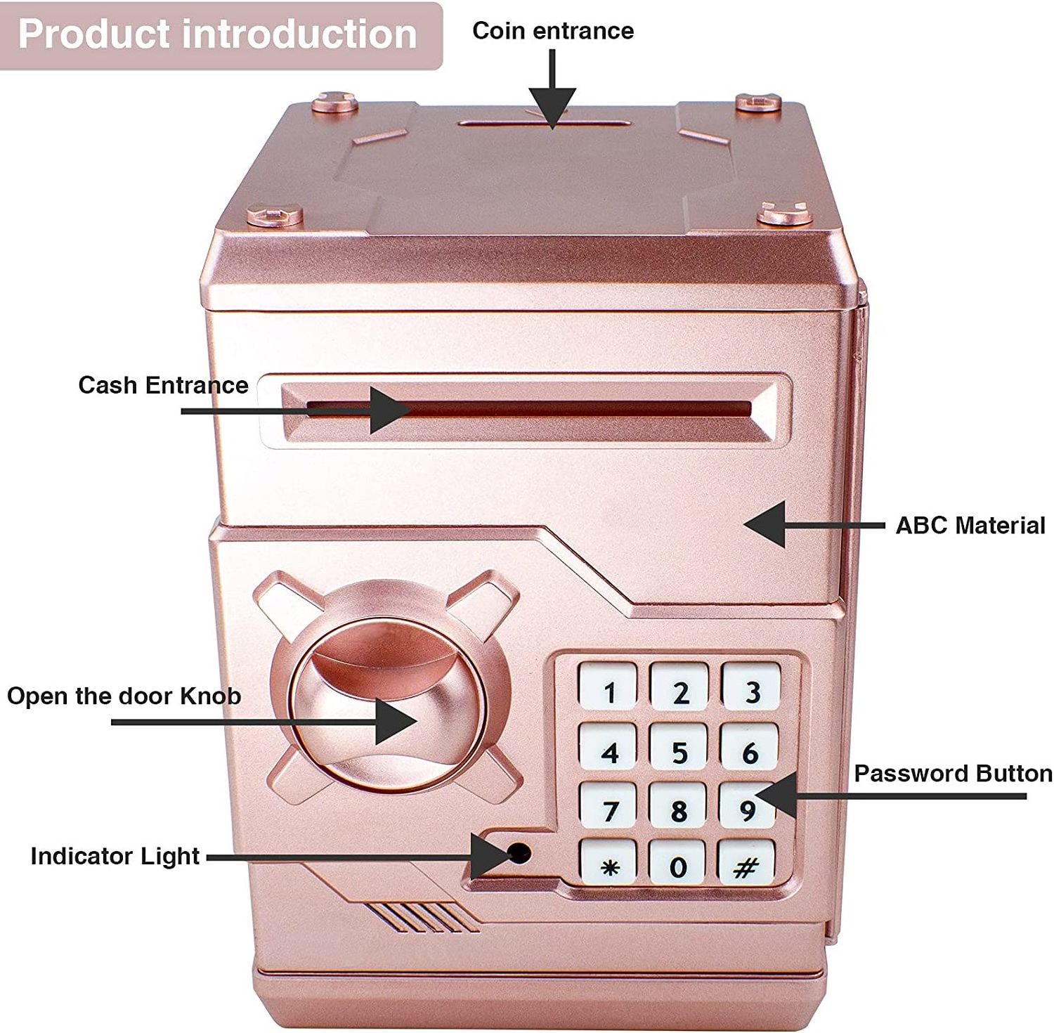 Mini ATM Piggy Bank ATM Machine Best Gift for Kids