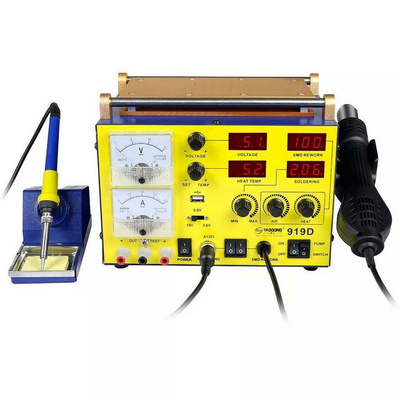 YAOGONG 919D  Automatic Hot Air Gun SMD Soldering BGA Rework Station For Mobile Phone Repair