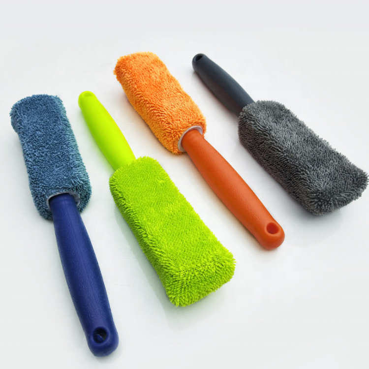 Microfiber Car cleaning brush car rim wheel dust remove tools auto detailing brushes