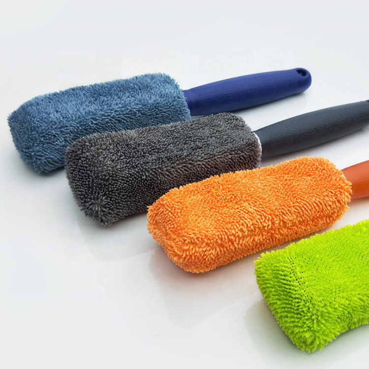 Microfiber Car cleaning brush car rim wheel dust remove tools auto detailing brushes