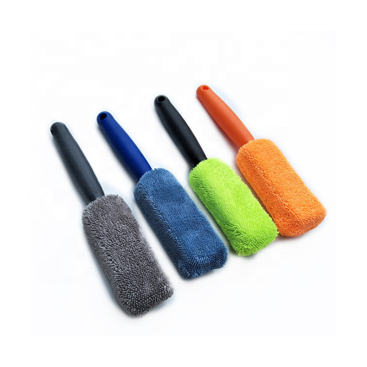 Microfiber Car cleaning brush car rim wheel dust remove tools auto detailing brushes