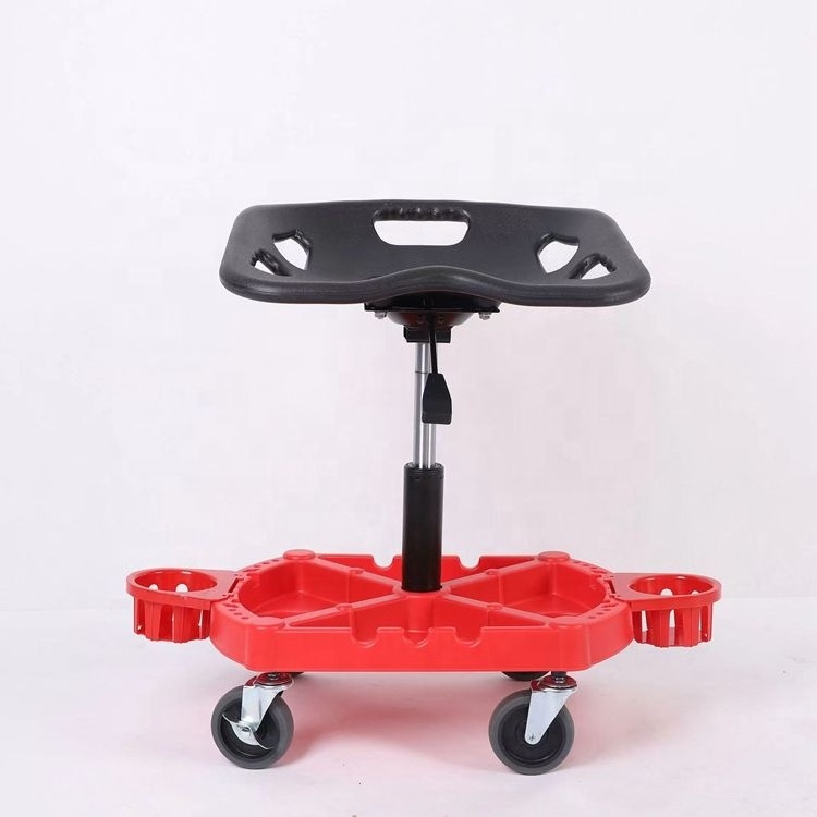 Car Detailing Creeper Chair Garage Stool Working Seat With Rolling Wheel Stool