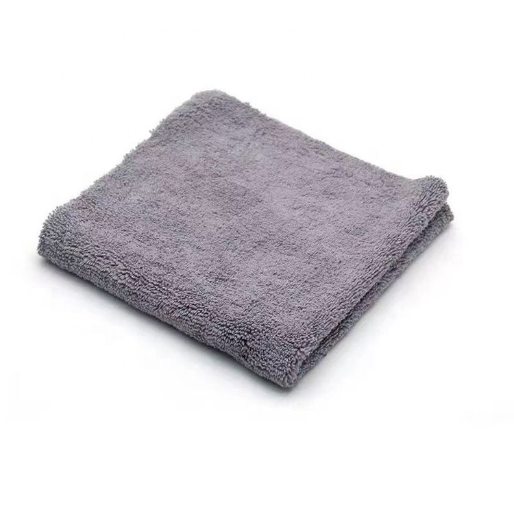 40*40cm Edgeless High/Low Piles Microfiber Cleaning Car Wash Detailing Waxing Drying Towel Cloth