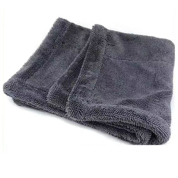 1200gsm car accessories clean absorbent care wash detailing drying microfiber micro fiber microfibre twisted loop towel for cars