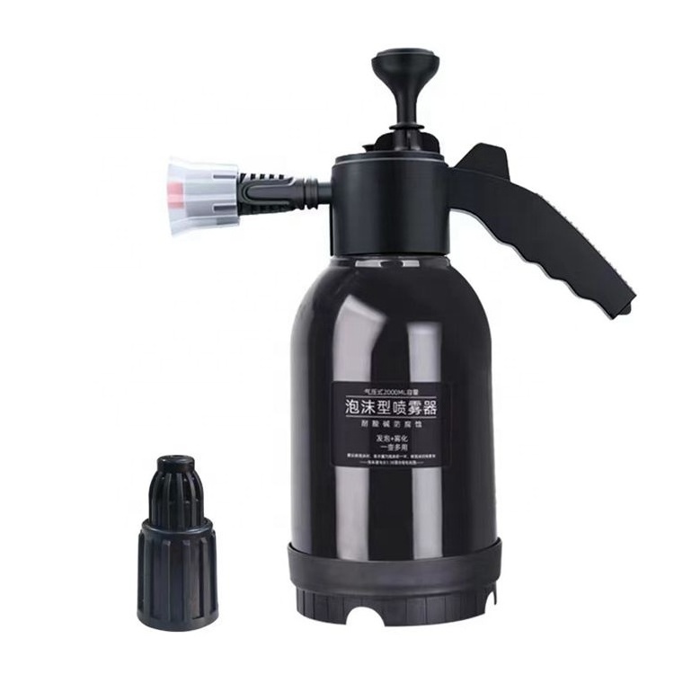 Manual pneumatic foam spray bottle car wash flower sprayer Fan-shaped acid and alkali-resistant foam sprayer