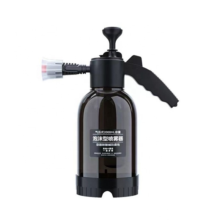 Manual pneumatic foam spray bottle car wash flower sprayer Fan-shaped acid and alkali-resistant foam sprayer