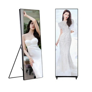 KDS portable indoor LED screen P2 P2.5 HD full color poster LED advertising display mall floor fashion creative screen