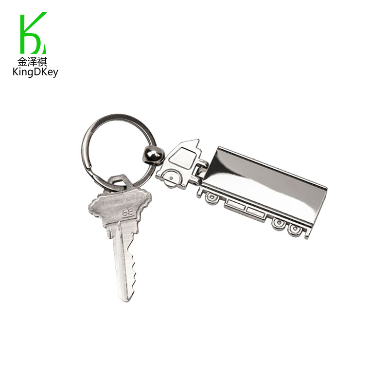 Hot Sale Metal Truck Keychain For Custom Promotion Gift With Cute Design Shaped Model Car Keyring Wholesale