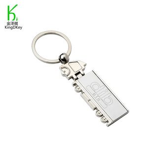 Hot Sale Metal Truck Keychain For Custom Promotion Gift With Cute Design Shaped Model Car Keyring Wholesale