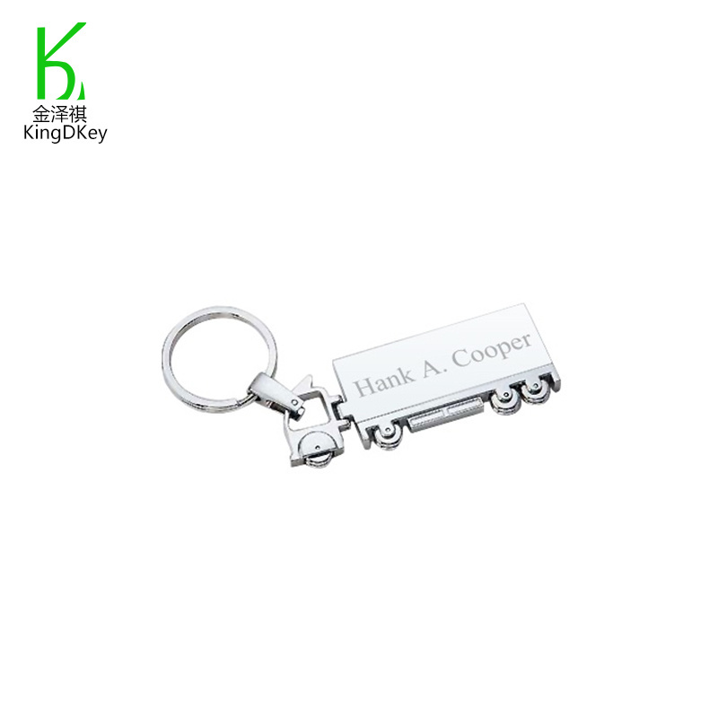 Hot Sale Metal Truck Keychain For Custom Promotion Gift With Cute Design Shaped Model Car Keyring Wholesale