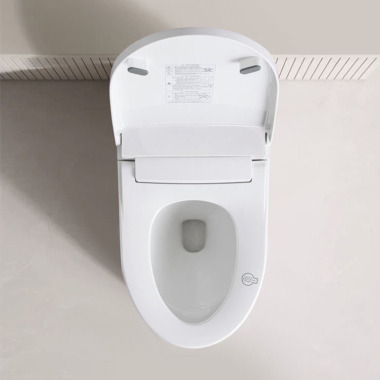 Kidoir european dual flush siphon flush luxury one piece toilet bowl floor mounted s-trap smart toilet bowl