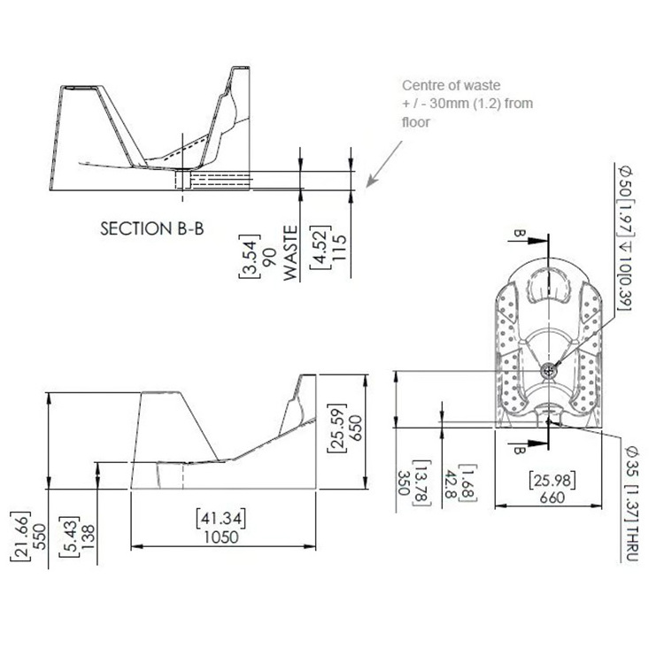 Kidoir Wudu-Sink Lavage Rondelle De Pieds Dual Level Ablution Wudu Foot Waschen Muslim Sink Wash Basin Foot Washer For Masjid