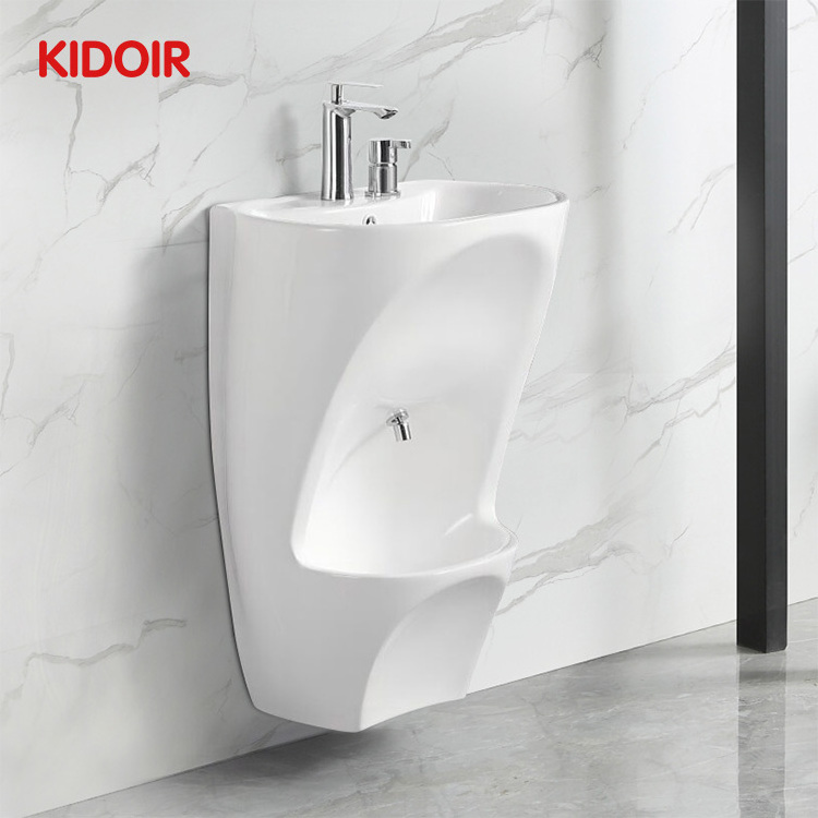 Kidoir Wholesale Muslim Wudu Foot Wash Basin Ceramic Free Standing Wall Mounted Pedestal Hand Wash Sink