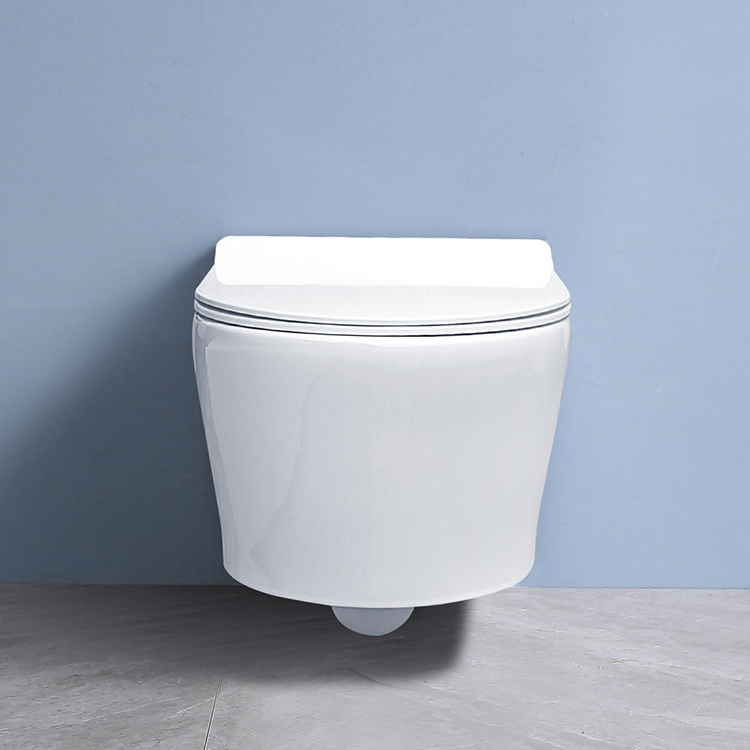 Kidoir 2024 new sanitary ware chinese design wc one piece white ceramics wall hung toilet for hotel bathroom