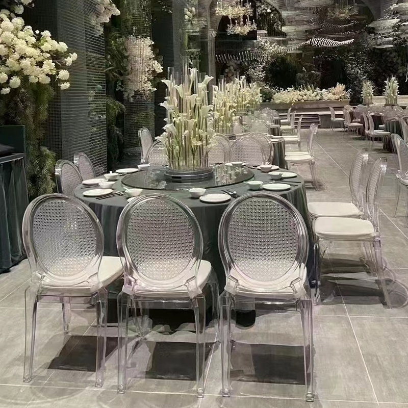 High-End Latest Model Wedding Party Furniture Banquet Event Bamboo Tiffany Chiavari Plastic Chairs