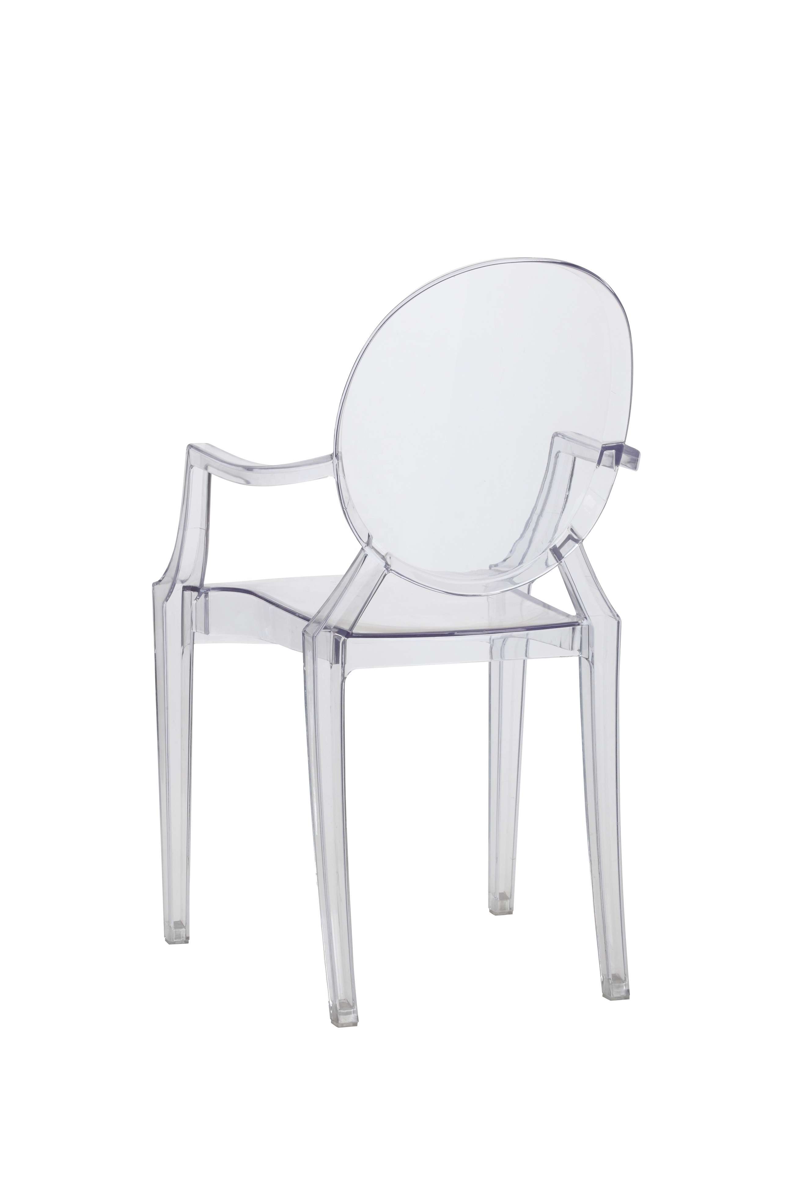 Cheap Crystal Clear wedding Modern Hotel Nordic Design transparent chair Resin Outdoor black Acrylic Ghost Chairs for Event