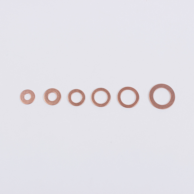 150pc Copper Metric Sealing Washers Assortment Set Flat Ring Sump Plug Oil Seal Gasket