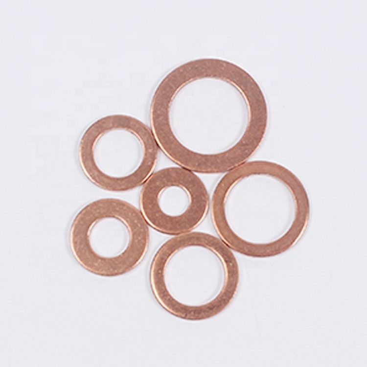 150pc Copper Metric Sealing Washers Assortment Set Flat Ring Sump Plug Oil Seal Gasket