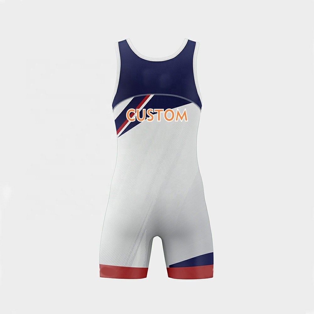 Wholesale Custom China Sublimation Youth Wrestling Singlets Boys Wrestling Singlet