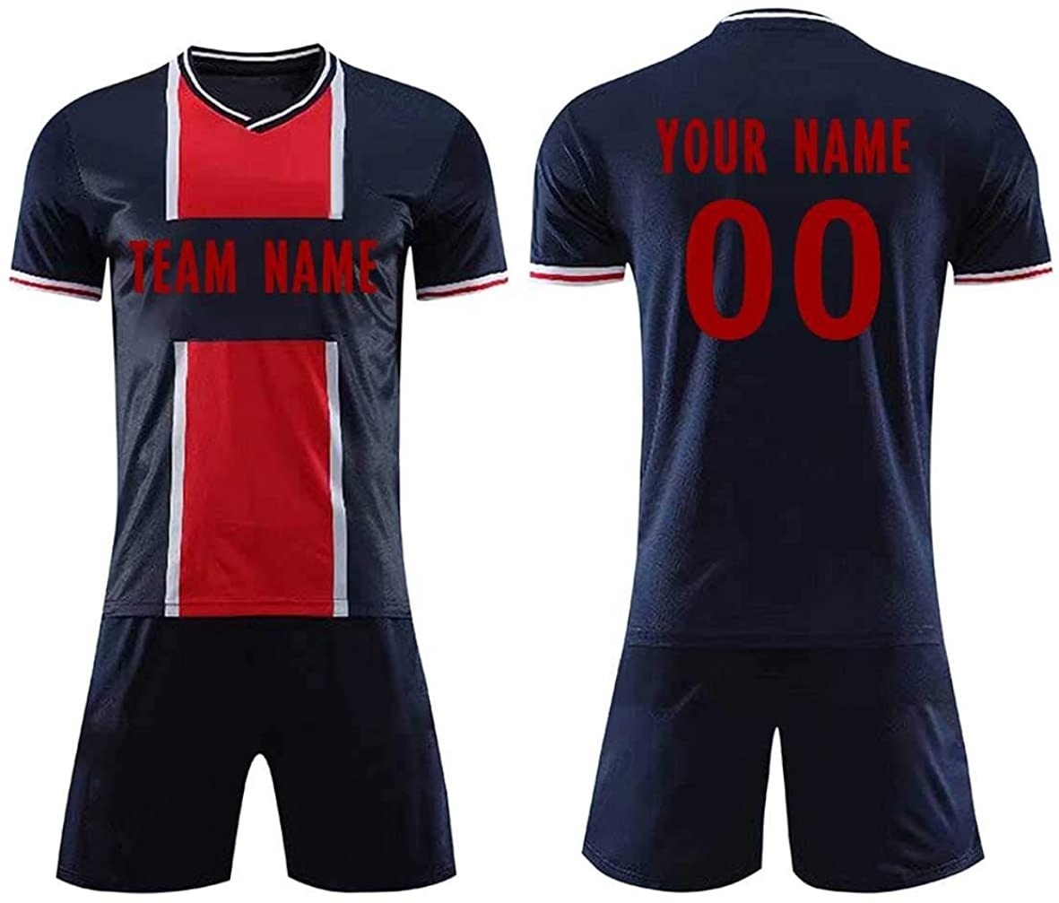 Custom Wholesale Cheap Club and Team Latest Designs Youth Sublimated Neon Green Soccer Uniform Set football jersey